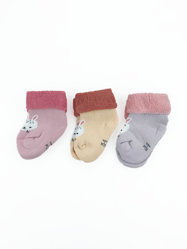SH57-Pack of 3-Baby Socks