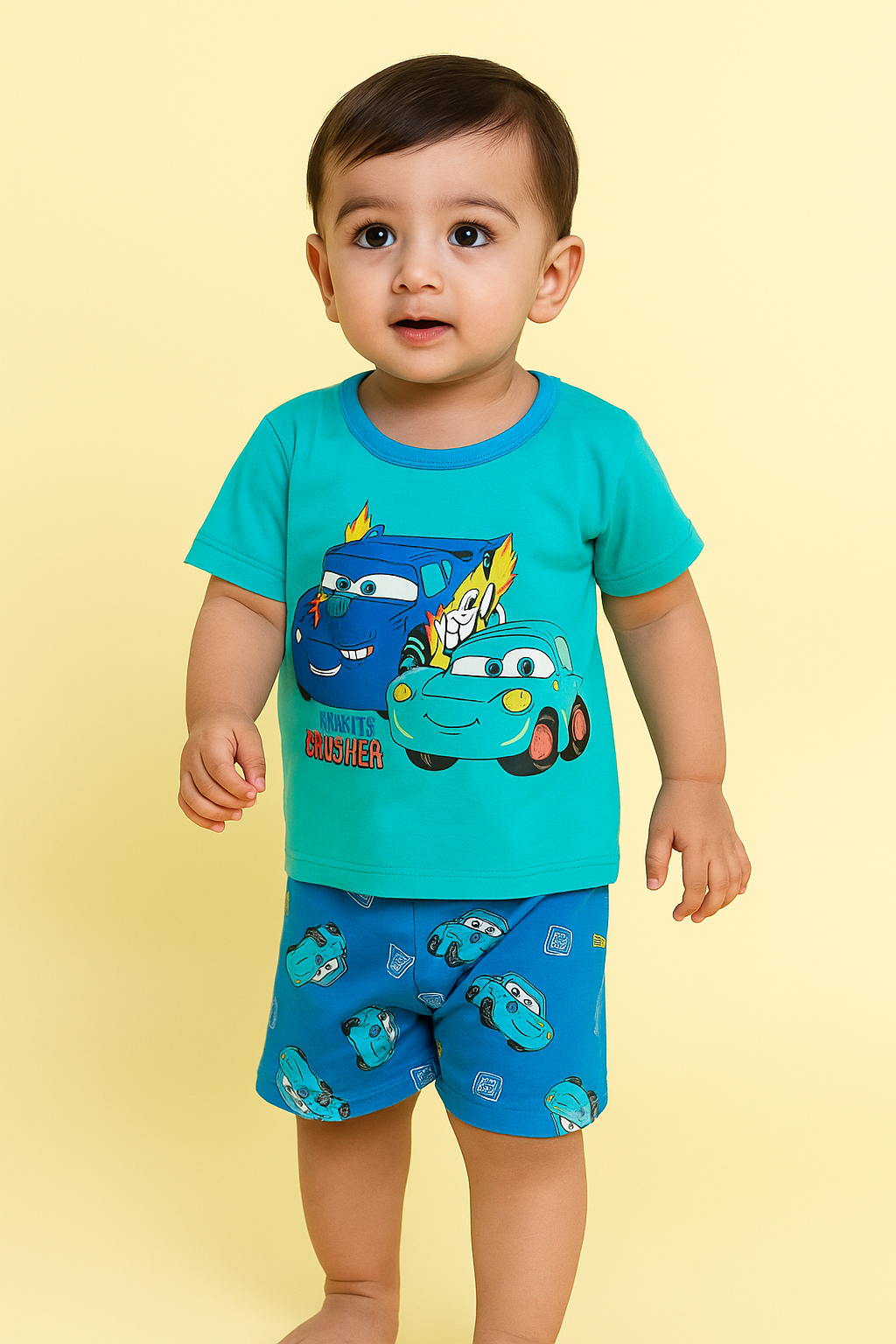 2 pc Summer Short + Shirt Set (12-36M)