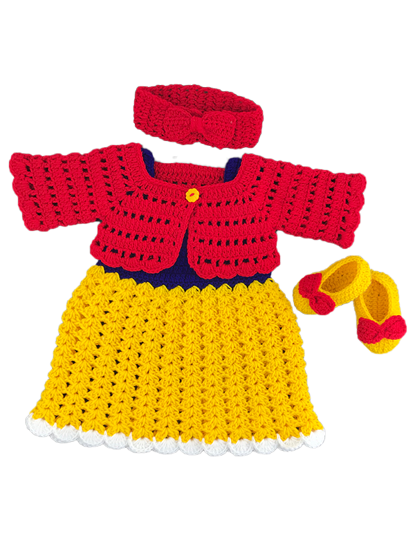 Snow White Crochet Frock