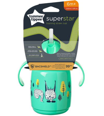 300ML 1X TRNR Straw Cup AL IL Green Tommee Tippee 447830