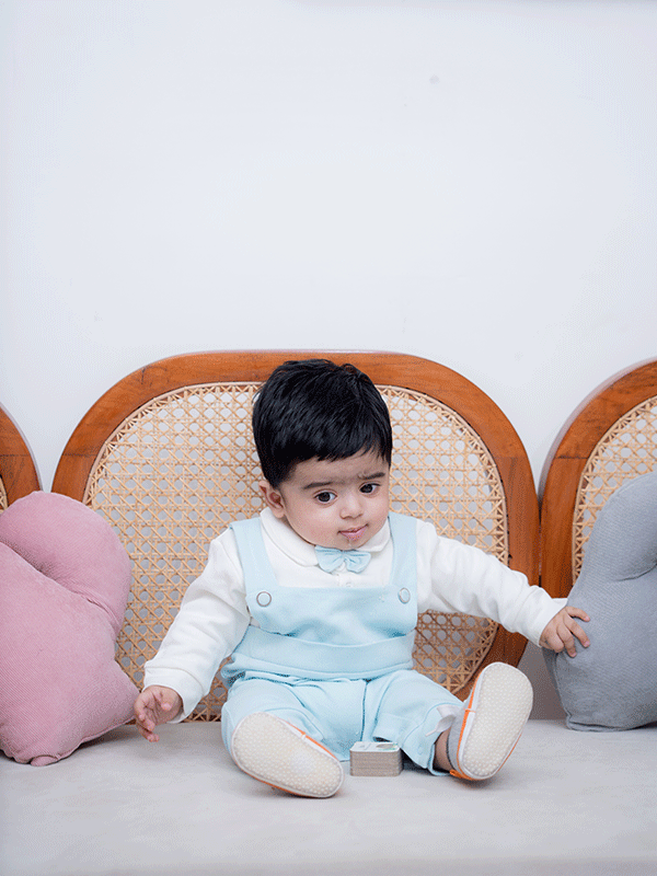 Tuxedo Romper (0-12M)