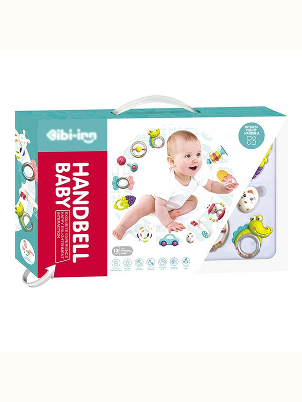 Pack of 12 Baby Rattles