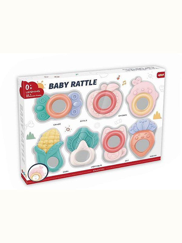 Pack of 7 Baby Rattles