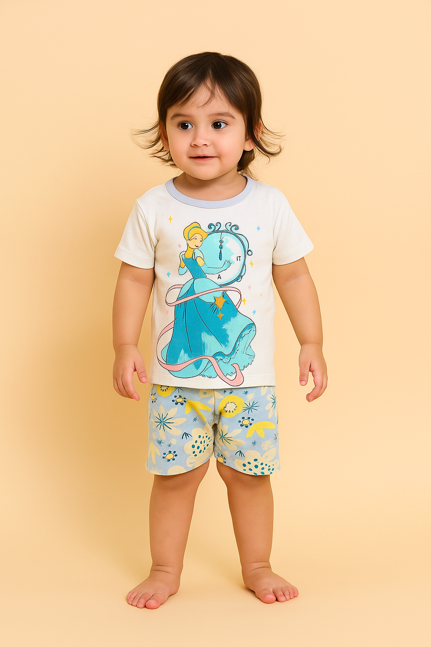 2 pc Summer Short + Shirt Set (12-36M)