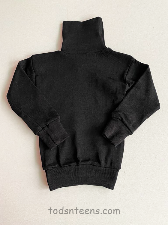 Black Baby Turtle Neck