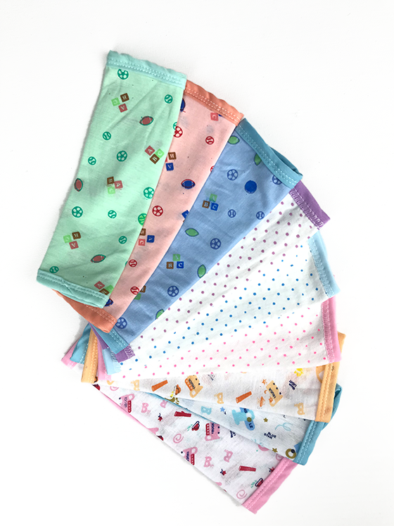 Pack of 9 Baby Soft Napkins