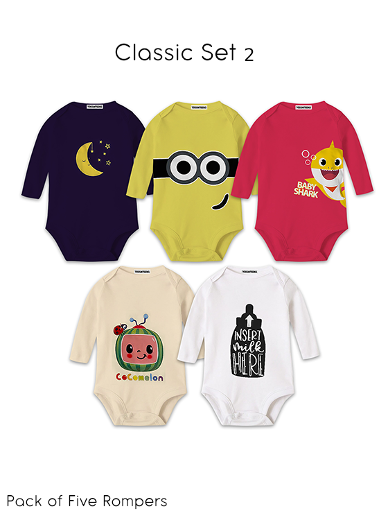 Pack of 5 Eid Rompers