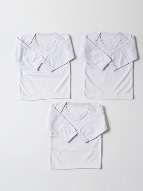 Pack of 3 Baby White Inners