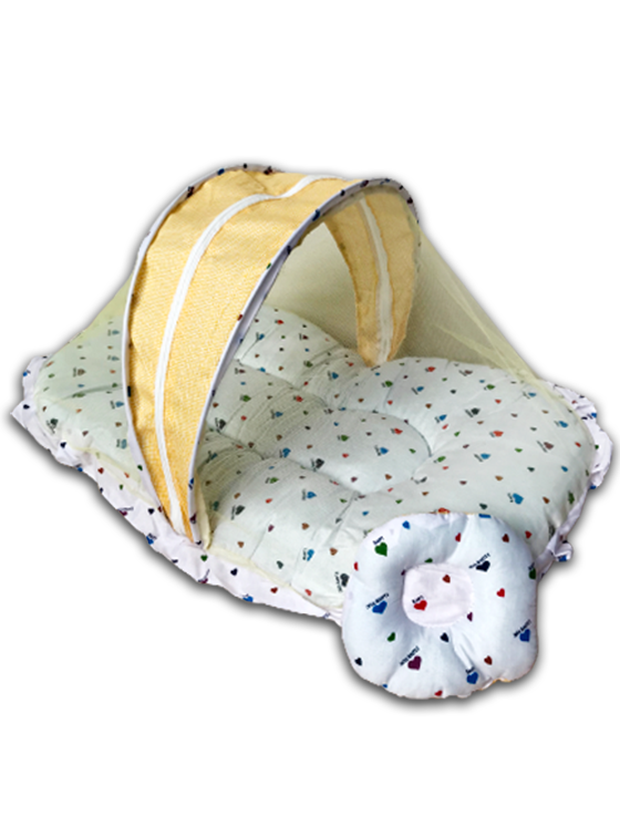 Oval-Mosquito Net Bed