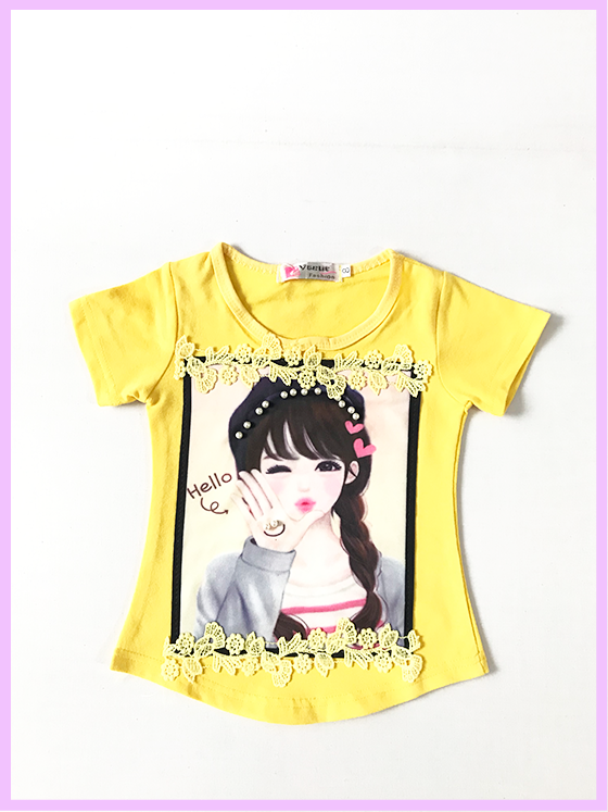 Girls T-Shirt (3-18M) - Yellow
