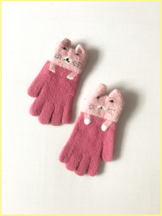 GL3-Rabbit Wool Gloves
