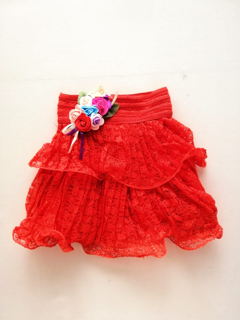 Red Net Skirt