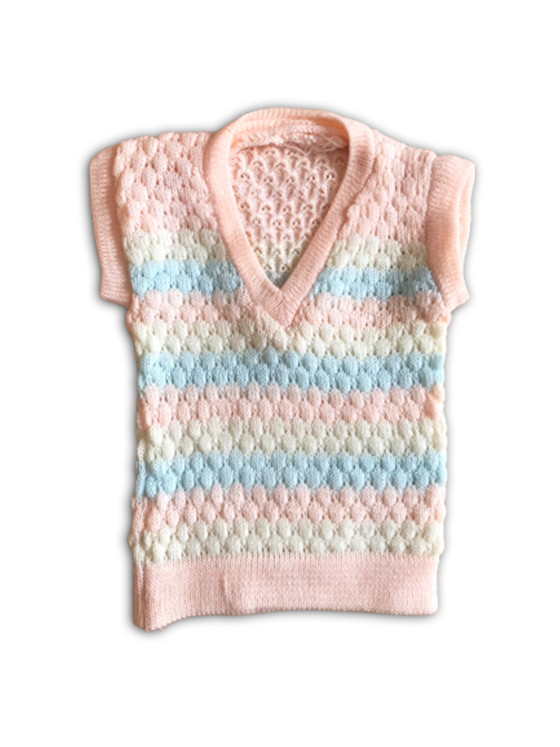 IW020-Colorful Knitted Sweater