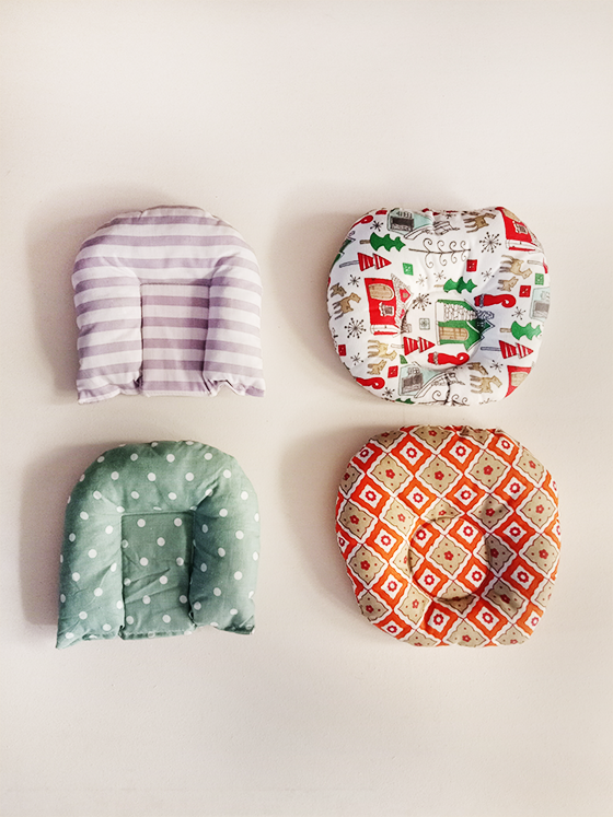 Pack of 4 Baby Head Shaping Pillows