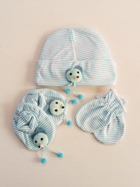 GP1-Cap + Mittens + Booties