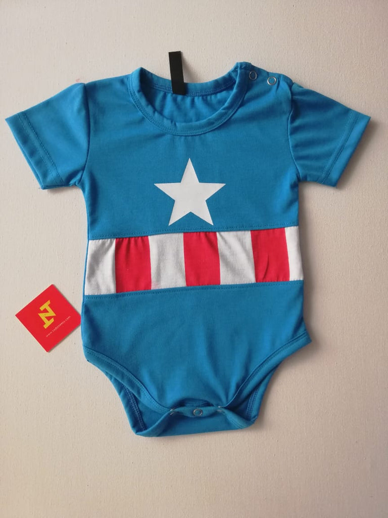 B5(sb01)-Captain America Bodysuit