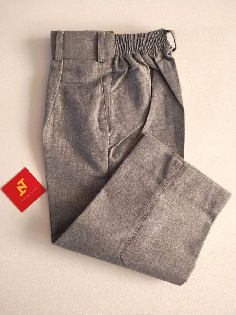 Grey-Cotton Dress Pants (2 to 7 years)