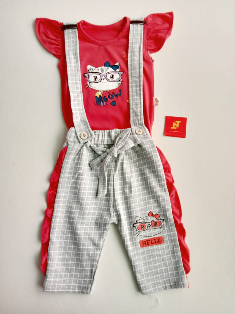 G1(SG55)-Meow Dungaree (12m-3y)