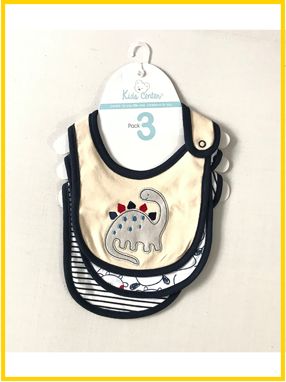 BB26-Set of 3 Bibs
