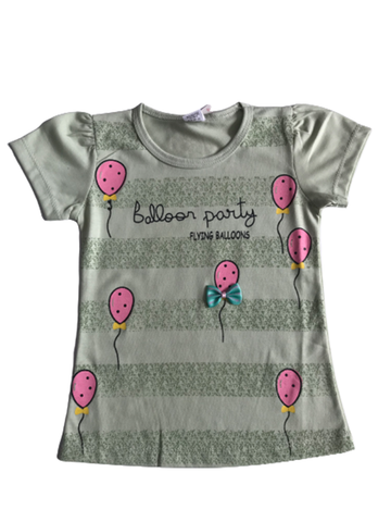 Girl T-Shirt (12-4Y) - Green