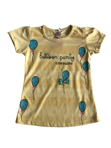 Girl T-Shirt (12-4Y) - Yellow