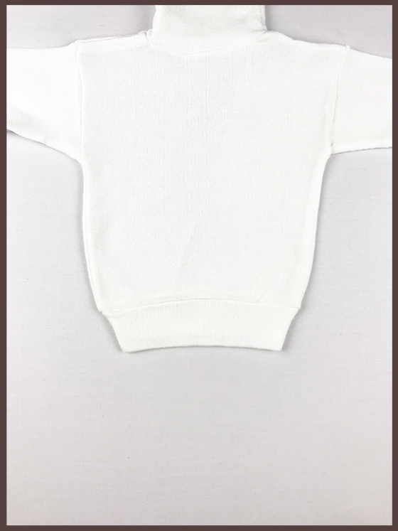 White Baby Turtle Neck
