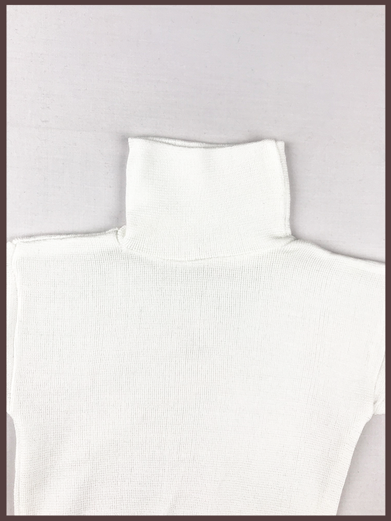 White Baby Turtle Neck