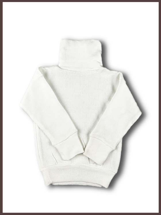 White Baby Turtle Neck