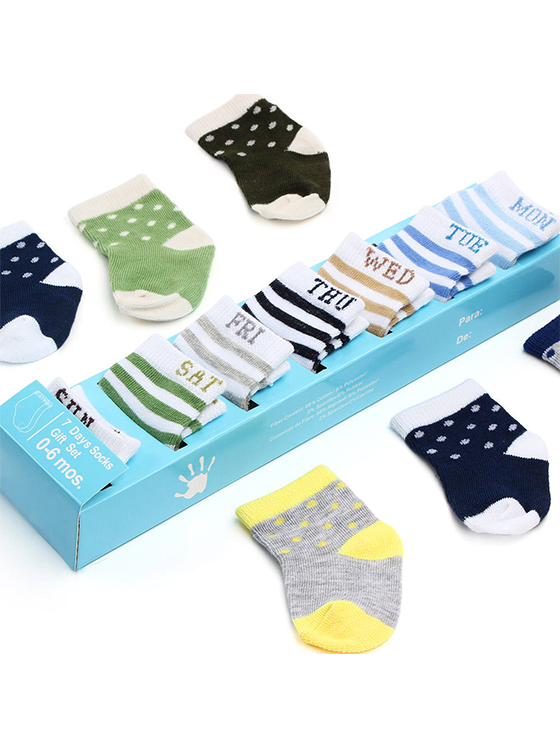 SH32-Pack of 7 Baby Socks